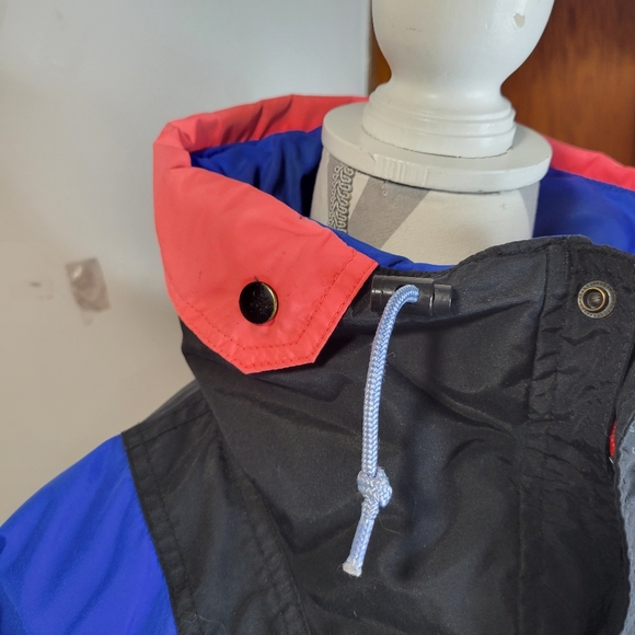 Vntg Mens Columbia Radial Sleeve Color Block Nylon jacket Size XL - Picture 4 of 12